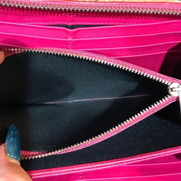 DIOR Cannage Patent Leather Zip Around Wallet 😍❤️🔥🔥 - Picture 10 of 17